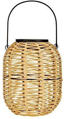 Paulmann Pauleen Sunshine Treasure  Lanterna Balcone Giardino Beige Illuminazione Esterna Plastica Rattan Solar 3000K