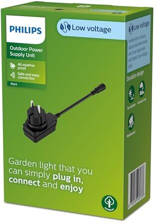 Philips LED GardenLink Alimentatore da Esterno a Bassa Tensione, 24V, IP67, Nero