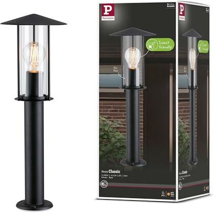 Paulmann LED per Esterni paletto d’Illuminazione Classic Delicata per Gli Insetti IP44 500mm 2200K 4,3W 420lm 230V Nero E27 Metallo Luce Oro 4.3 W