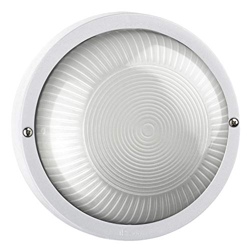 DOPO LIGHTING - plafoniera esterno parete  (ø18,5 cm) lampada da esterno a soffitto IP44 E27 12W plafoniere da esterno a parete plafoniera da esterno a soffitto plafoniera stagna