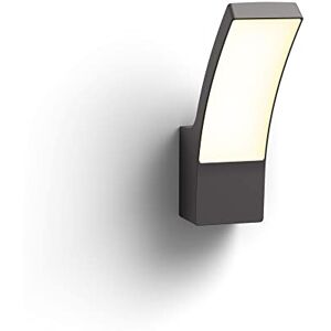 Philips Lampada LED da parete, per Esterni, Grado di protezione IP44, Luce Bianca Calda 2700K, Antracite Philips Lampada LED da parete, per Esterni, Grado di protezione IP44, Luce Bianca Calda 2700K, Antracite