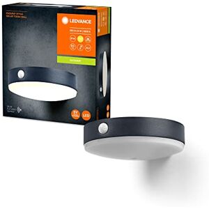LEDVANCE ENDURA Style Tossa applique solare, luce bianca calda (3000K), sensore integrato, senza alimentazione, autonomia fino a otto ore, protezione IP44, nero LEDVANCE ENDURA Style Tossa applique solare, luce bianca calda (3000K), sensore integrato, senza alimentazione, autonomia fino a otto ore, protezione IP44, nero