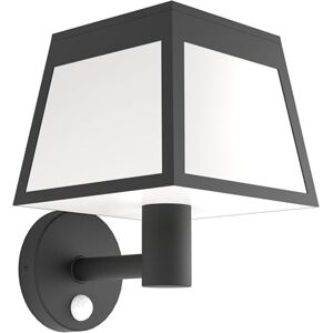 Eglo Lampada a muro LED per esterni Altilia, lampione solare per esterni con rilevatore di movimento, plastica nera e bianca, illuminazione per esterni, IP44 Eglo Lampada a muro LED per esterni Altilia, lampione solare per esterni con rilevatore di movimento, plastica nera e bianca, illuminazione per esterni, IP44