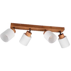 RL LIVE YOUR LIGHT Reality, Faretto, Assam 4xE14, max.25,0 W Vetro, Bianco, Finitura: Legno naturale, Naturale L:60,0cm, L:10,0cm, A:21,0cm Montaggio sia a parete che a s,IP20,Senza illuminante RL LIVE YOUR LIGHT Reality, Faretto, Assam 4xE14, max.25,0 W Vetro, Bianco, Finitura: Legno naturale, Naturale L:60,0cm, L:10,0cm, A:21,0cm Montaggio sia a parete che a s,IP20,Senza illuminante