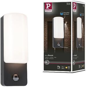 Paulmann Lampada per pareti esterne LED Bonnie rilevatore di movimento IP44 93x77mm 3000K 8,5W 560lm 230V antracite alluminio Paulmann Lampada per pareti esterne LED Bonnie rilevatore di movimento IP44 93x77mm 3000K 8,5W 560lm 230V antracite alluminio
