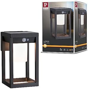 Paulmann Marisol Lampada da parete a LED solare per esterni, con sensore di movimento, IP44, 1 x 5,5 W, luce bianca calda, senza fili, plastica, 3000 K Paulmann Marisol Lampada da parete a LED solare per esterni, con sensore di movimento, IP44, 1 x 5,5 W, luce bianca calda, senza fili, plastica, 3000 K