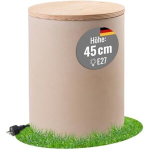 8 seasons design - Shining Drum - Sand - lampada da pavimento esterna 8 seasons design - Shining Drum - Sand - lampada da pavimento esterna