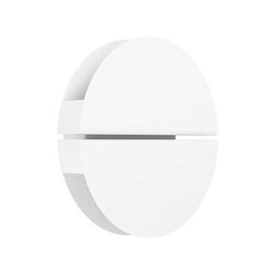 Eglo Vascella Lampada da parete a LED, per esterni, con illuminazione indiretta, rotonda, in acciaio inox colore bianco, caldo-bianco freddo, IP44, diametro di 18 cm Eglo Vascella Lampada da parete a LED, per esterni, con illuminazione indiretta, rotonda, in acciaio inox colore bianco, caldo-bianco freddo, IP44, diametro di 18 cm
