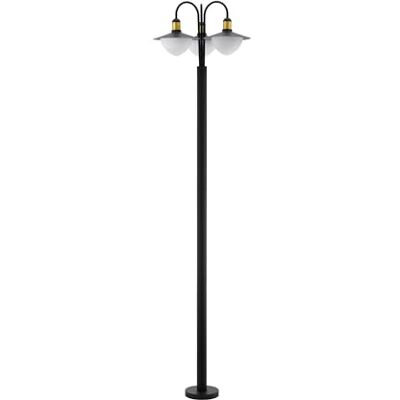 Eglo Sirimone Lampada a Stelo, in Acciaio Zincato, 60 W, Nero/Oro Eglo Sirimone Lampada a Stelo, in Acciaio Zincato, 60 W, Nero/Oro