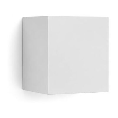 Iluminashop Applique da Parete LED 6W Alluminio Bianco Doppia Faccia Cube IP54 Bianco Caldo 3000K Iluminashop Applique da Parete LED 6W Alluminio Bianco Doppia Faccia Cube IP54 Bianco Caldo 3000K