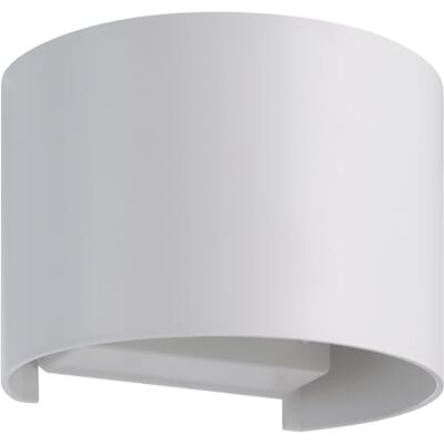 Eglo Barcarola-E Lampada da parete a LED per esterni, con illuminazione indiretta, esterno semicircolare luce verso il basso, plastica colore nero, bianca neutro, IP44 Eglo Barcarola-E Lampada da parete a LED per esterni, con illuminazione indiretta, esterno semicircolare luce verso il basso, plastica colore nero, bianca neutro, IP44