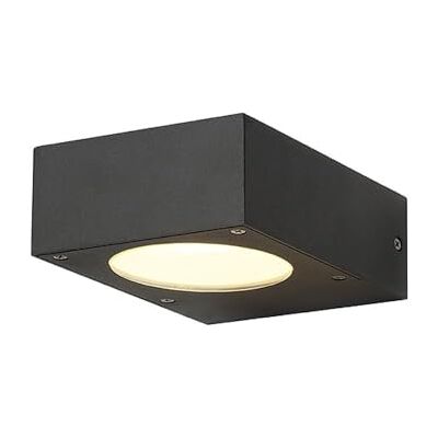 SLV QUADRASYL lampada da parete outdoor, GX53, IP44, squadrata, L/La/H 15/12/5,5 cm, antracite, max. 11W SLV QUADRASYL lampada da parete outdoor, GX53, IP44, squadrata, L/La/H 15/12/5,5 cm, antracite, max. 11W
