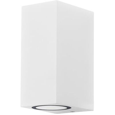 OSRAM ENDURA Square Updown applique esterno, bianca, GU10 OSRAM ENDURA Square Updown applique esterno, bianca, GU10