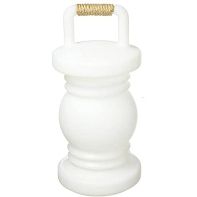 Lumisky BAT-Lanterna luminosa a corda LANCORDE settore Saily in plastica, 1 W, colore bianco, 17 x 17 x 35 cm Lumisky BAT-Lanterna luminosa a corda LANCORDE settore Saily in plastica, 1 W, colore bianco, 17 x 17 x 35 cm