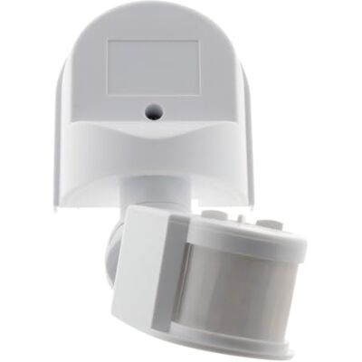 Zenitech Rilevatore di movimento Bianco IP44 Zenitech Rilevatore di movimento Bianco IP44