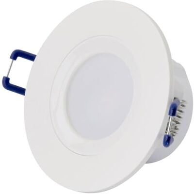 Gefom 1 FARETTO LED FISSO IP65 5W COLORE BIANCO ANGOLO 100° DIMENSIONI INCASSO 70 MM LAMPADINA GU10 3000 K 345 LUMEN Gefom 1 FARETTO LED FISSO IP65 5W COLORE BIANCO ANGOLO 100° DIMENSIONI INCASSO 70 MM LAMPADINA GU10 3000 K 345 LUMEN