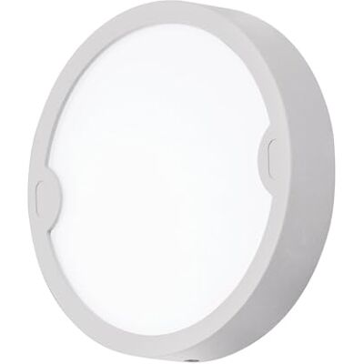 Eglo Lampada da soffitto a LED Alfena-R, in alluminio pressofuso bianco, in plastica bianca calda, IP44 Eglo Lampada da soffitto a LED Alfena-R, in alluminio pressofuso bianco, in plastica bianca calda, IP44