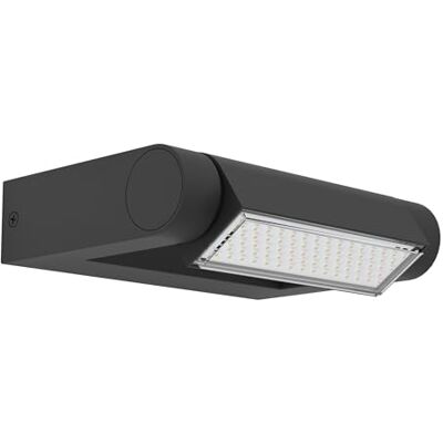 Eglo Brianza Lampada da Parete a LED per Esterni, 1 Luce, Moderna Lampada da Parete a LED in Alluminio Nero, Lampada da Esterno a LED Bianco Caldo, Orientabile, IP44 Eglo Brianza Lampada da Parete a LED per Esterni, 1 Luce, Moderna Lampada da Parete a LED in Alluminio Nero, Lampada da Esterno a LED Bianco Caldo, Orientabile, IP44