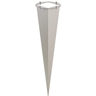 ledscom.de Picchetto per pilastro da giardino, acciaio inox, 40cm, 11 x 11cm ledscom.de Picchetto per pilastro da giardino, acciaio inox, 40cm, 11 x 11cm