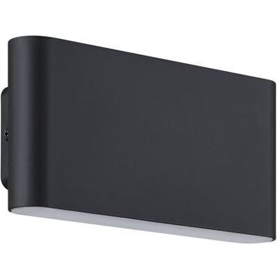 Eglo LED lampada da parete esterna Spilonci-E, applique outdoor con luce indiretta, illuminazione plastica antracite, lampada neutra, IP44 Eglo LED lampada da parete esterna Spilonci-E, applique outdoor con luce indiretta, illuminazione plastica antracite, lampada neutra, IP44