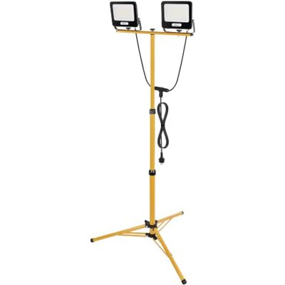 EMOS 2 faretti LED impermeabili GLARO con treppiede, 2 x 50 W da 5000 lm 2 fari da lavoro con supporto telescopico in ferro, resistenti alle intemperie, ad alta efficienza, bianco neutro EMOS 2 faretti LED impermeabili GLARO con treppiede, 2 x 50 W da 5000 lm 2 fari da lavoro con supporto telescopico in ferro, resistenti alle intemperie, ad alta efficienza, bianco neutro