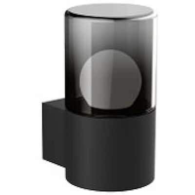 XANLITE Lampada da parete cablata nero fumo IP44 XANLITE Lampada da parete cablata nero fumo IP44