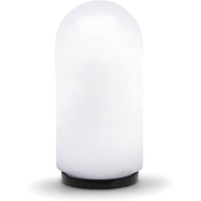 Velamp Globo per giardino, Lampione per Esterno 15x28cm, Attacco E27, Compatibile LED, Impermeabile IP44, Sfera per Giardino, parchi, condomini, terrazzi. Bianco Velamp Globo per giardino, Lampione per Esterno 15x28cm, Attacco E27, Compatibile LED, Impermeabile IP44, Sfera per Giardino, parchi, condomini, terrazzi. Bianco