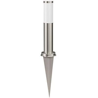 ledscom.de Dissuasore luminoso PORU con picchetto di terra per esterno, acciaio inox, rotondo, 38,5 cm, incl. lampada E27 3,99W bianco extra-caldo 471lm ledscom.de Dissuasore luminoso PORU con picchetto di terra per esterno, acciaio inox, rotondo, 38,5 cm, incl. lampada E27 3,99W bianco extra-caldo 471lm
