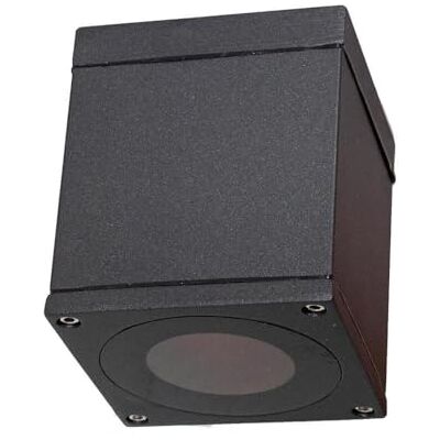 ART Trade Shop Faretto Plafoniera Soffitto LED Gu10 Lampada Quadrata Esterno Impermeabile Ip65 Nero ART Trade Shop Faretto Plafoniera Soffitto LED Gu10 Lampada Quadrata Esterno Impermeabile Ip65 Nero