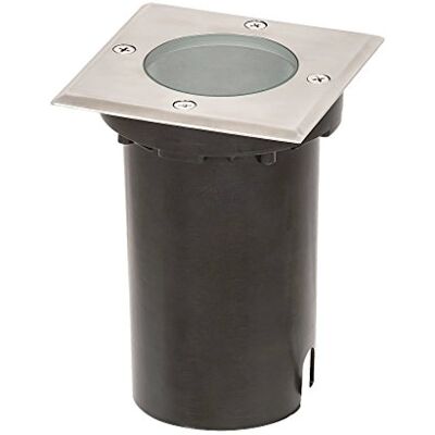 rabalux a + + to e, lampada da incasso a pavimento da esterno Tacoma, Metallo, GU10, Acciaio Inox/Nero, 11 x 11 x 15 cm rabalux a + + to e, lampada da incasso a pavimento da esterno Tacoma, Metallo, GU10, Acciaio Inox/Nero, 11 x 11 x 15 cm
