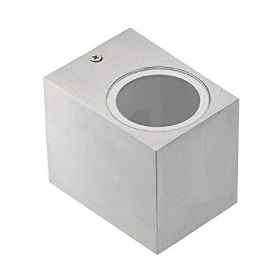 GTV TIAGO Lampada da parete per esterni con attacco GU10, luce da parete per interni, IP54, colore: Bianco GTV TIAGO Lampada da parete per esterni con attacco GU10, luce da parete per interni, IP54, colore: Bianco