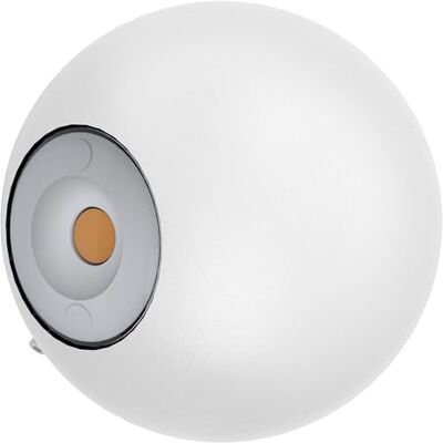 Eglo Led lampada da parete per esterni Abugo, lampada da esterno a due luci, lampada da parete a Led in alluminio fuso in bianco e vetro trasparente, IP54 Eglo Led lampada da parete per esterni Abugo, lampada da esterno a due luci, lampada da parete a Led in alluminio fuso in bianco e vetro trasparente, IP54