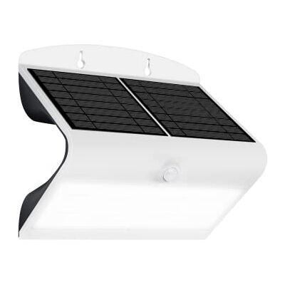 Luceco Solar LED Guardian Applique con sensore di movimento PIR, 6,8 Watt, bianco Luceco Solar LED Guardian Applique con sensore di movimento PIR, 6,8 Watt, bianco