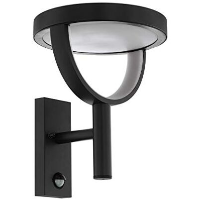 Eglo Lampada da parete a LED per esterni Francari, 1 luce, lampada da parete con sensore in alluminio, plastica, colore: Antracite, bianco, IP44, con sensore di movimento Eglo Lampada da parete a LED per esterni Francari, 1 luce, lampada da parete con sensore in alluminio, plastica, colore: Antracite, bianco, IP44, con sensore di movimento