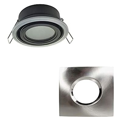 WONDERLAMP - Lutar - Cornice nickel - IP65 - Luce esterna WONDERLAMP - Lutar - Cornice nickel - IP65 - Luce esterna