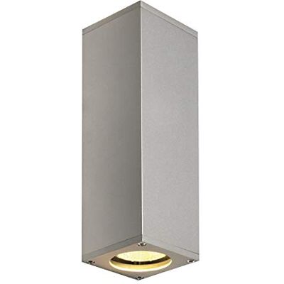 SLV lampada a plafone da parete THEO UP/DOWN/illuminazione da parete per interni, lampada a plafone, lampada a plafone da parete, faretto da parete / GU10 50W grigio SLV lampada a plafone da parete THEO UP/DOWN/illuminazione da parete per interni, lampada a plafone, lampada a plafone da parete, faretto da parete / GU10 50W grigio