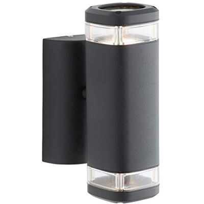 Brilliant Traver Lampada da parete 2flg Up/Down, colore: Nero Brilliant Traver Lampada da parete 2flg Up/Down, colore: Nero