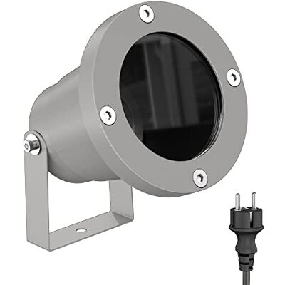 ledscom.de Faretto da giardino DUK per uso esterno, IP65, spina, grigio, 1x GU10 max 15W ledscom.de Faretto da giardino DUK per uso esterno, IP65, spina, grigio, 1x GU10 max 15W