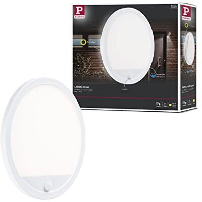 Paulmann Apparecchio LED per esterni pannello Lamina con Sensore di movimento IP44 rotondo incl. 1x14,5 W 3000K Paulmann Apparecchio LED per esterni pannello Lamina con Sensore di movimento IP44 rotondo incl. 1x14,5 W 3000K