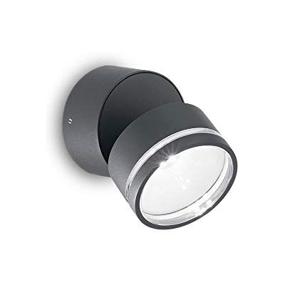 Ideal Lux OMEGA ROUND AP1 ANTRACITE 172552 Ideal Lux OMEGA ROUND AP1 ANTRACITE 172552