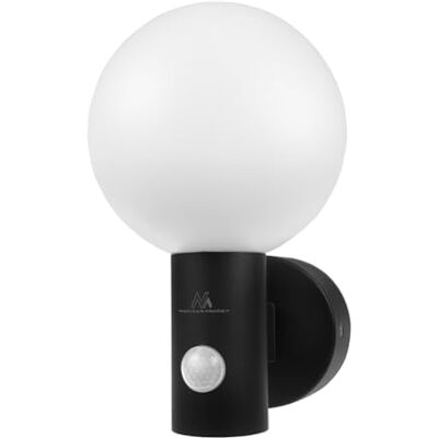 Maclean Lampada LED con Rilevatore di movimento PIR 15W IP65 1600lm 4000K (Nero) Maclean Lampada LED con Rilevatore di movimento PIR 15W IP65 1600lm 4000K (Nero)