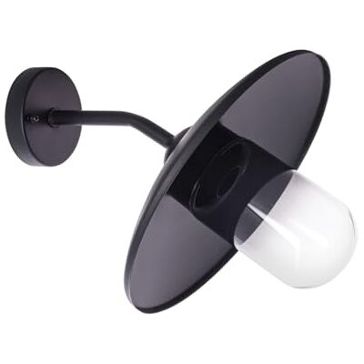 XANLITE Lampada da parete cablata nera Index IP44 XANLITE Lampada da parete cablata nera Index IP44