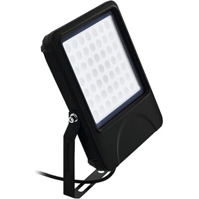 Eglo LED Faretto Gambettola, lampada da esterno con staffa, spot in alluminio antracite, vetro trasparente, luce fredda, IP66, 22,5 x 27,5 cm Eglo LED Faretto Gambettola, lampada da esterno con staffa, spot in alluminio antracite, vetro trasparente, luce fredda, IP66, 22,5 x 27,5 cm
