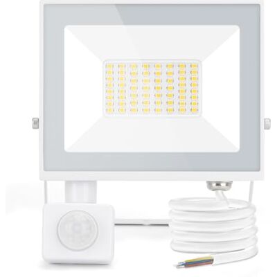Aigostar Faretto LED con Sensore di Movimento PIR,30W 2700LM Faro LED Esterno,Bianco Freddo 6500K,IP65 Impermeabile Faretti LED per Giardino, Cortile,Patio,Garage... Aigostar Faretto LED con Sensore di Movimento PIR,30W 2700LM Faro LED Esterno,Bianco Freddo 6500K,IP65 Impermeabile Faretti LED per Giardino, Cortile,Patio,Garage...