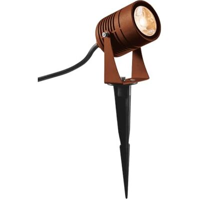 SLV lampada a picchetto LED SPIKE / lampada da esterno per l’illuminazione di giardino, terrazza, piante, stradelli, stagni, lampada LED da esterno / IP55 3000K 6W 400lm ruggine 40 gradi SLV lampada a picchetto LED SPIKE / lampada da esterno per l’illuminazione di giardino, terrazza, piante, stradelli, stagni, lampada LED da esterno / IP55 3000K 6W 400lm ruggine 40 gradi