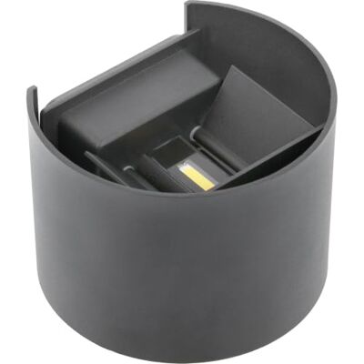 GTV Lampada da Parete per Esterni MISSOURI, Fascio Luce Regolabile, LED Integrato 7W, 400lm, Luce Naturale 4000K, Protezione IP54, Corpo in Alluminio, Nero GTV Lampada da Parete per Esterni MISSOURI, Fascio Luce Regolabile, LED Integrato 7W, 400lm, Luce Naturale 4000K, Protezione IP54, Corpo in Alluminio, Nero