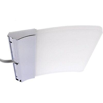Wonderlamp Angela applique da parete LED, 3 W, cromo, 7.3 x 13.1 x 16 cm Wonderlamp Angela applique da parete LED, 3 W, cromo, 7.3 x 13.1 x 16 cm