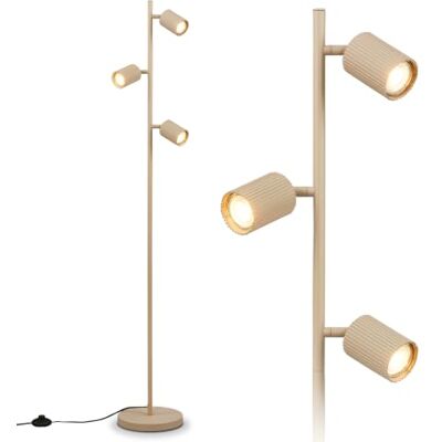 Briloner Lampada da terra LED, con interruttore a pedale, max. 9 W Briloner Lampada da terra LED, con interruttore a pedale, max. 9 W