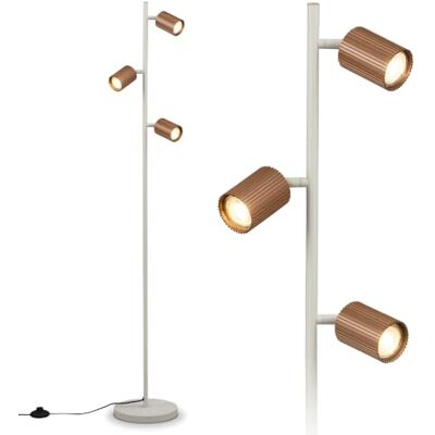 Briloner Lampada da terra LED, con interruttore a pedale, max. 9 W Briloner Lampada da terra LED, con interruttore a pedale, max. 9 W