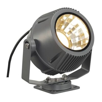 SLV lampada a plafone da parete e soffitto FLAC BEAM/stradelli, ingressi, faretto LED esterno, lampada a plafone da esterno, lampada da giardino / IP65 3000K 27W 1800lm grigio 60 gradi SLV lampada a plafone da parete e soffitto FLAC BEAM/stradelli, ingressi, faretto LED esterno, lampada a plafone da esterno, lampada da giardino / IP65 3000K 27W 1800lm grigio 60 gradi